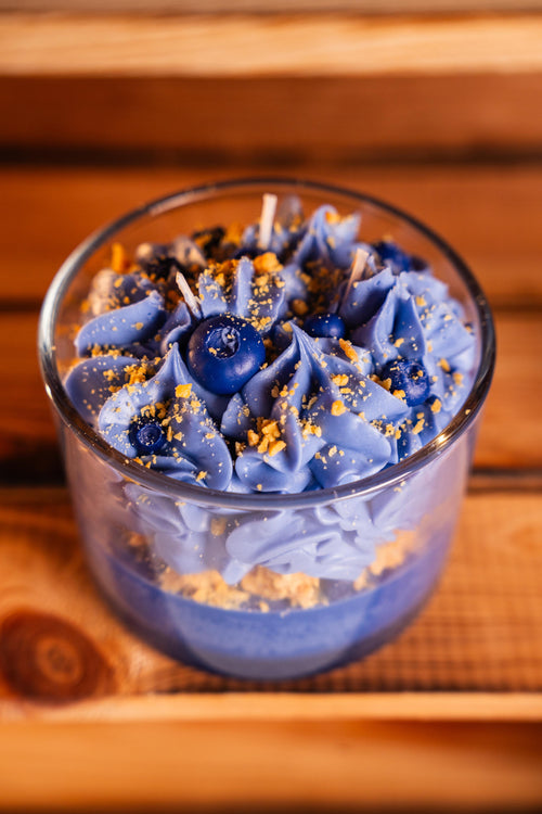 Blaubeerzauber | Sojawachskerze im Glas