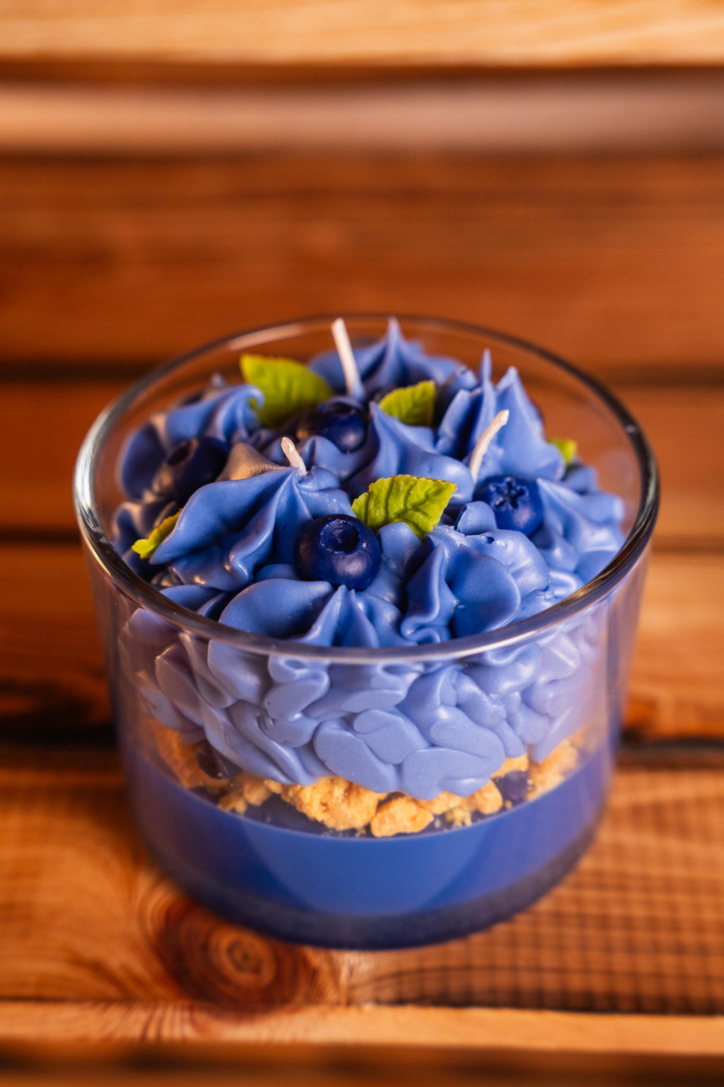 Blaubeerzauber | Sojawachskerze im Glas